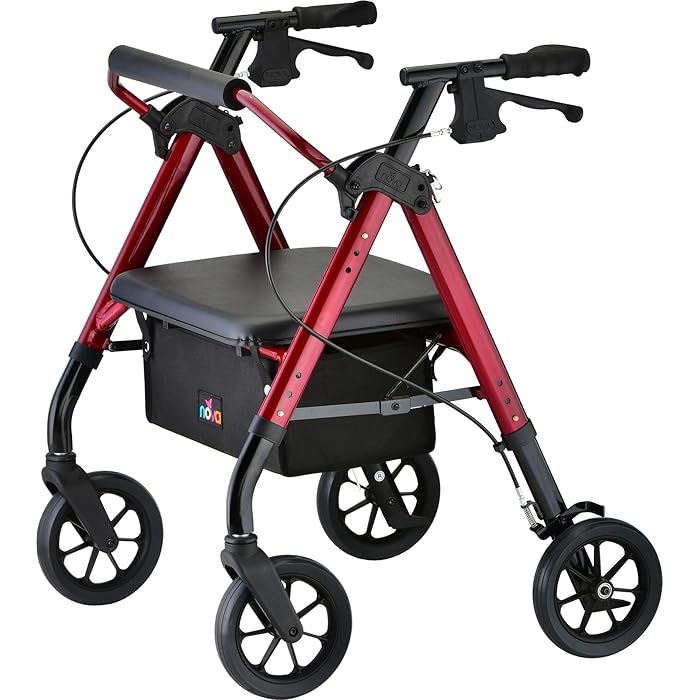Buy NOVA Star Heavy Duty Bariatric Rollator Walker with Extra Wide