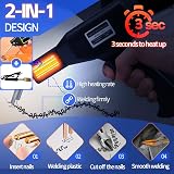 HYHJMISTY 150W Plastic Welder 2 in 1 Kit with 800 Staples view 2