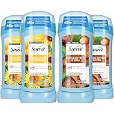 Suave Antiperspirant Deodorant for Women Variety 4-Pack – Cocoa Butter & Shea + Everlasting Sunshine, Anti-Staining Invisible Solid, Talc-Free, 2.7 Oz Ea