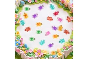 100 Pcs Mini Turtles Mini Turtles Resin Glow in The Dark Tiny Sea Turtle for Fairy Garden Micro Landscaping Craft