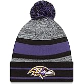 New Era Unisex-Adult NFL Official Sport Knit Classic Cuffed Knit Pom Beanie Hat