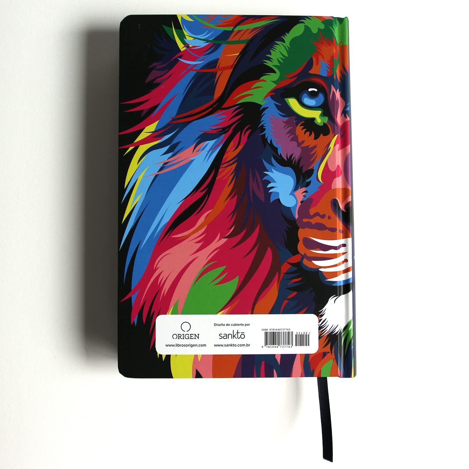 Biblia RVR 1960 letra grande, tamaño manual, tapa dura León de Juda arcoíris / Spanish Bible RVR 1960 Handy Size Large Print Hardcover Rainbow Lion of Judah (Spanish Edition)