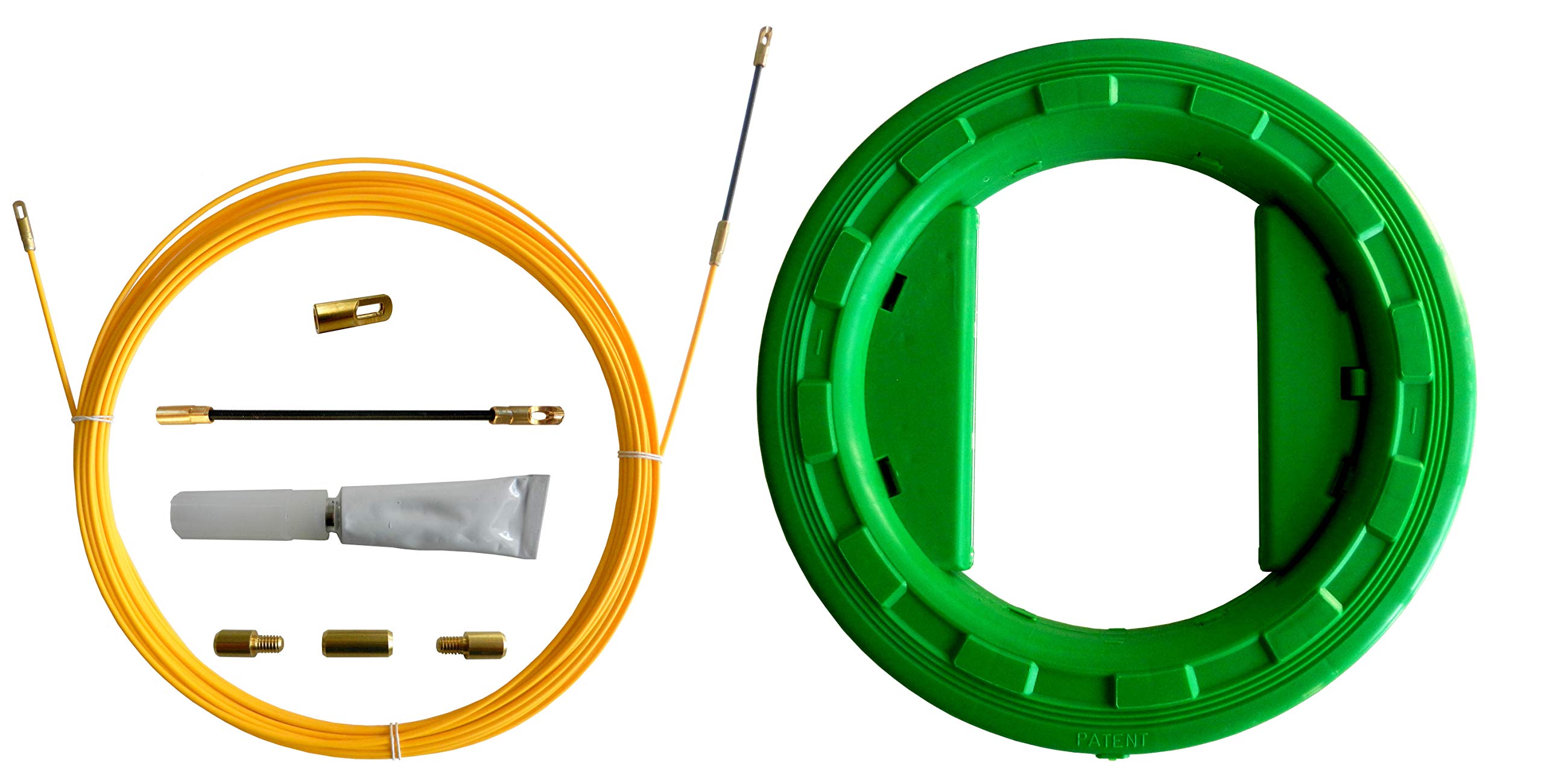 Snake Cable Pulling fishtape in Fiberglass Ø3 mm, 10 Meters. with Set and Reel