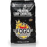 FOGO 17.6-Pound Premium Hardwood LUMP Charcoal Black Bag