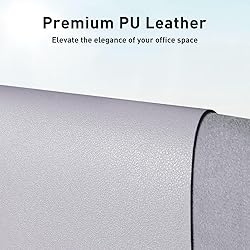 Aothia Large PU Leather Desk Pad Protector