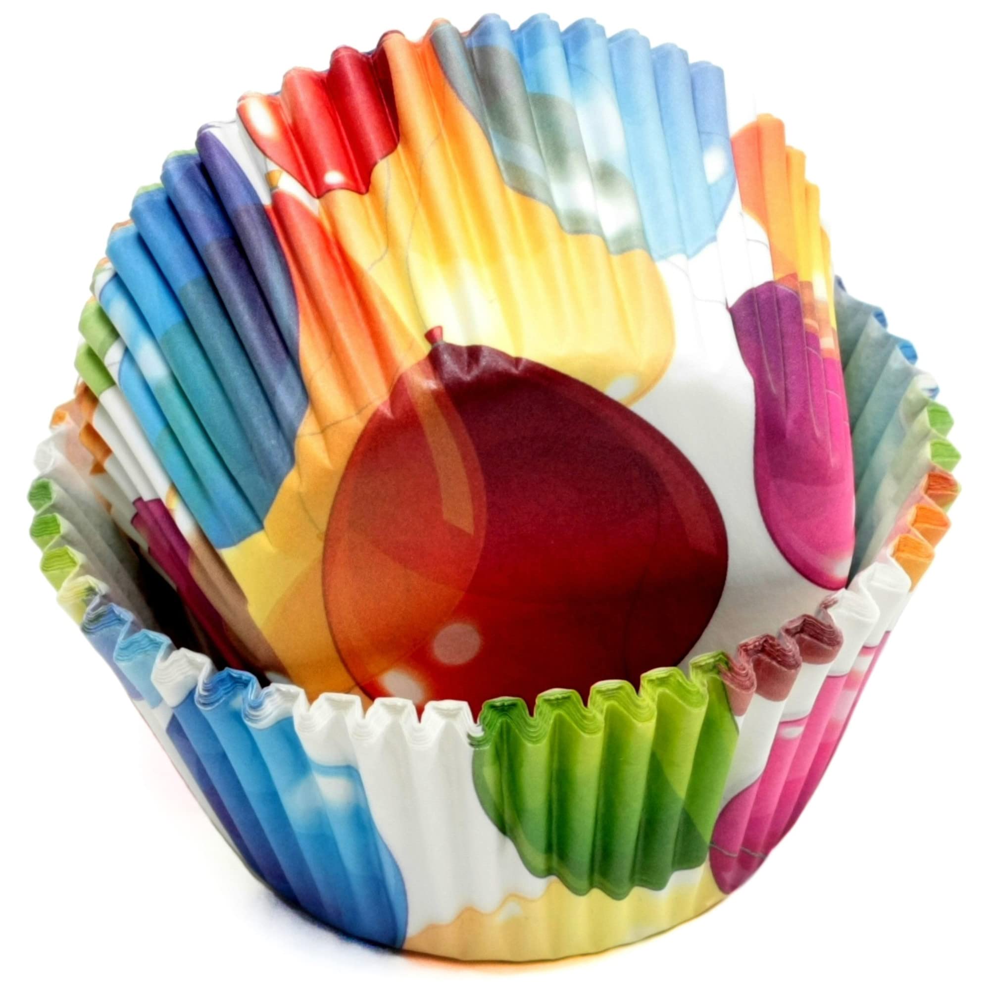 Chef Craft 50 Count Cupcake Liners, Balloons