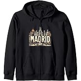 Madrid Espana Tee - Madrid Spain Zip Hoodie
