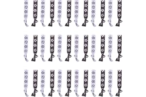 Abaodam 40pcs Football Wristband Soccer Gifts for Fans Girls Sports Party Favors Wrist Bands for Events