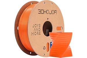 3DHoJor PLA High Speed Printer Filament 1.75mm 1kg Cardboard Spool (2.2lbs) Rapid PLA to 5X Faster Printing Filament PLA Dimensional Accuracy +/- 0.02 mm Fits for Most FDM 3D Printer -Orange
