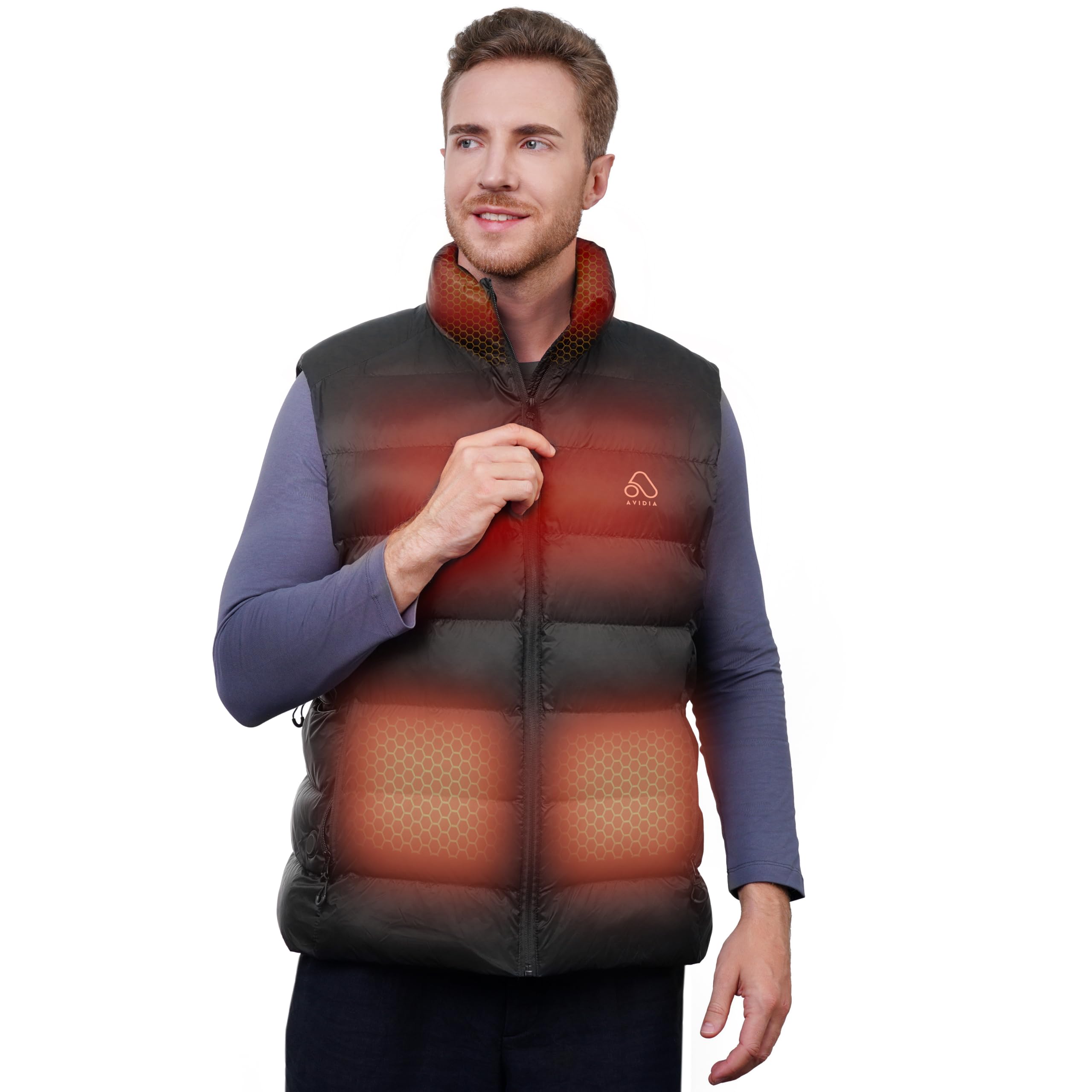 Battery Heated Clothing With Battery - Rechargeable Electric Warming Vest For Winter Loowoko Heated Vest For Men