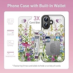Goodon for iPhone 16 Case Wallet - Flip Folio