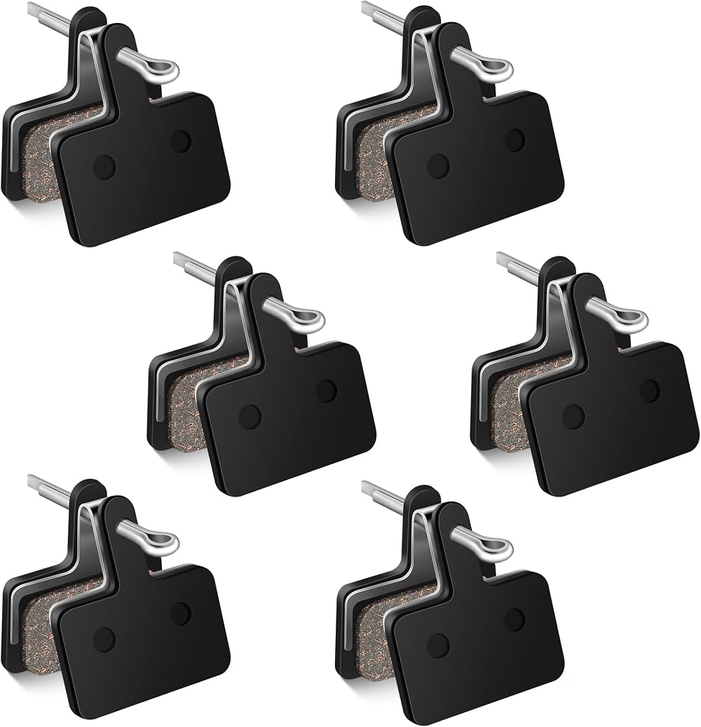 mwellewm 6Pcs Bike Brake Pads Disc for Shimano C501 M575 M525 M495 M486 M485