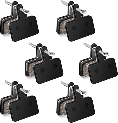 mwellewm 6Pcs Bike Brake Pads Disc for Shimano C501 M575 M525 M495 M486 M485
