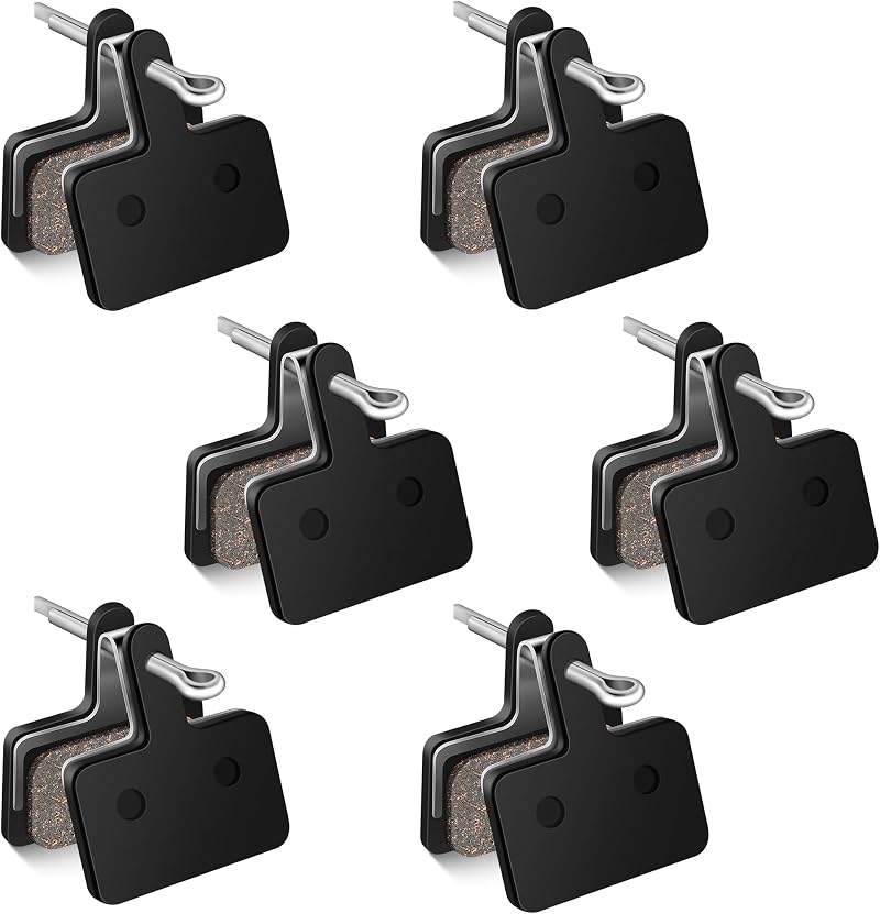 mwellewm 6Pcs Bike Brake Pads Disc for Shimano C501 M575 M525 M495 M486 M485