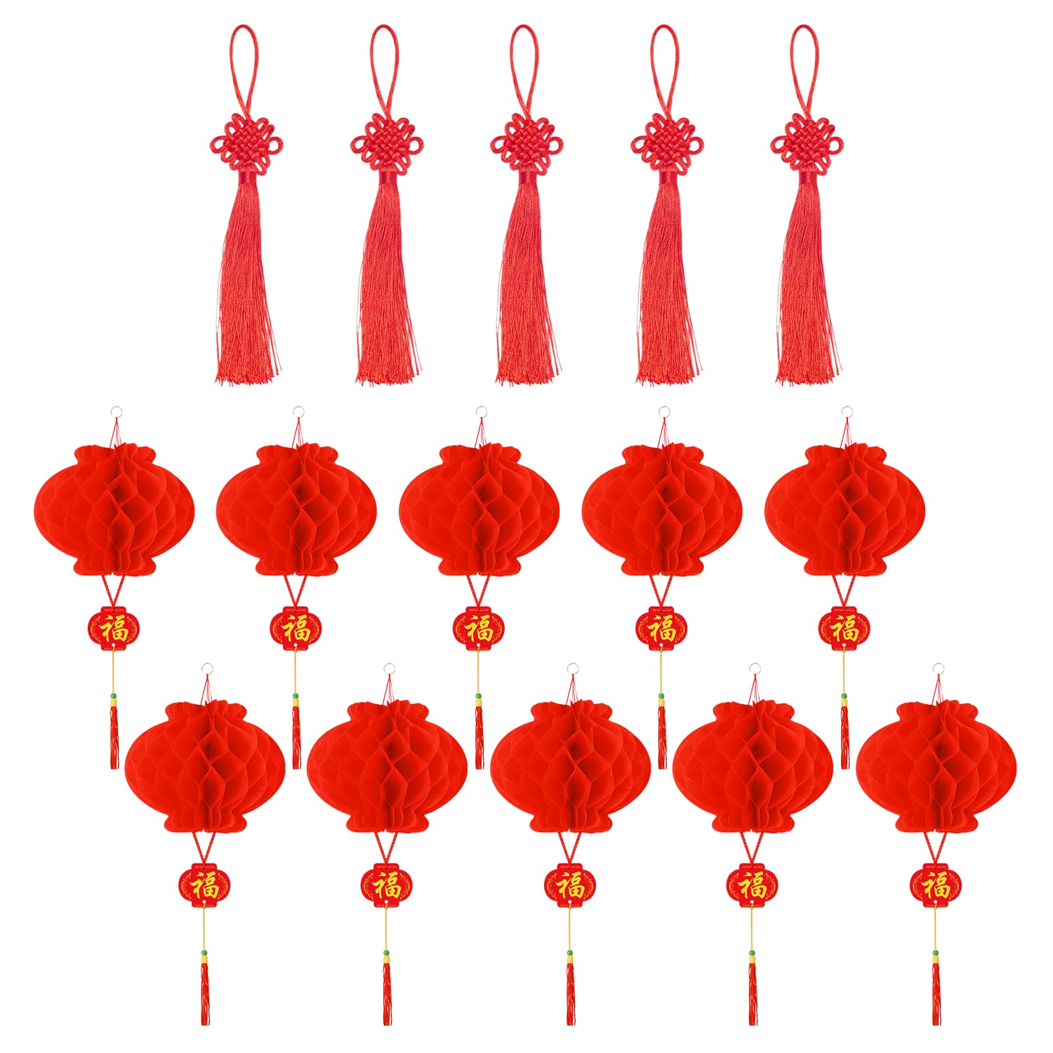 20Pcs Chinese Lanterns, Paper Lantern Decorations, Christmas Decorations, Spring Decorations, Outdoor Paper Lanterns, New Year Accessories