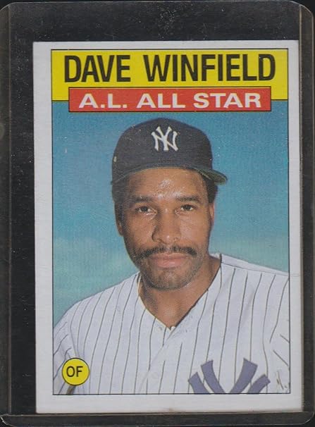 1986 Topps Dave Winfield Yankees All Star Baseball Card 717 At Amazon 