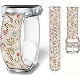 Sport Bands Compatible with Samsung Galaxy Watch 7 6 5 4 40mm 44mm/Watch 6 4 Classic Band 42mm 46mm 43mm 47mm/Watch 5 Pro 45mm/Active 2,20mm Soft Silicone Adjustable Watch Strap Women Men