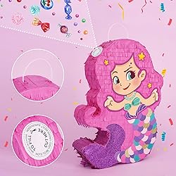 WERNNSAI Mermaid Piñata-Mermaid Party Piñata with