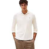 Tommy Hilfiger Mens Long Sleeve Casual Polo Shirts in Regular Fit with Liquid Cotton