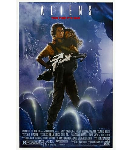 Amazon.com: PremiumPrints - Aliens Movie Poster Glossy Finish Made