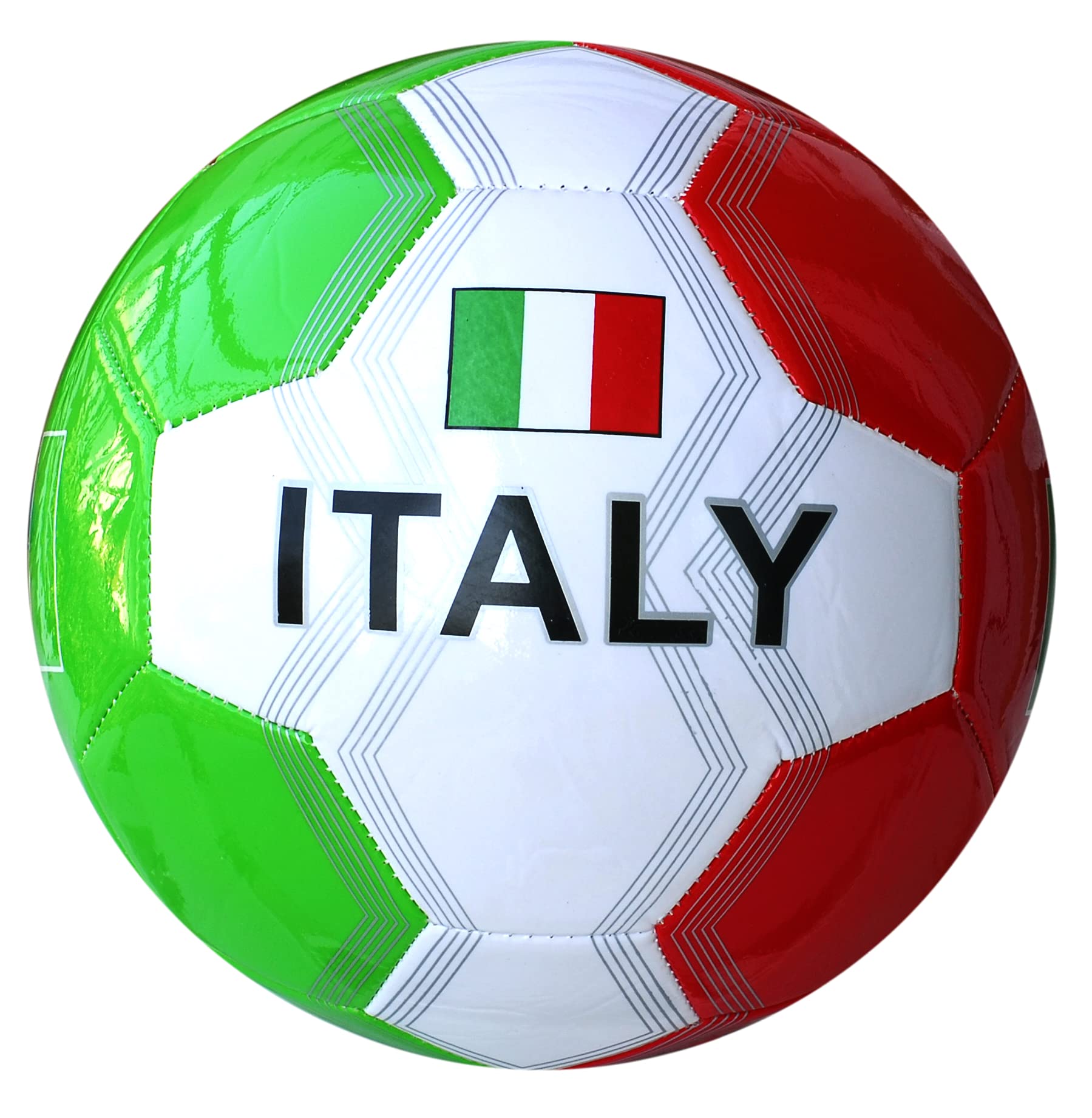 CUCUBA Football Italy Colour Green/White/Red Size 5