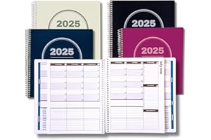 Order Out Of Chaos 2025-2026 Academic Planner, Daily, Weekly & Monthly Time Management School Agenda, Size 8.5x8.25 (Licorice)