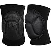 Knee Pads for Garden, Gardening, House Cleaning, Construction Work, Dancing, Volleyball, Flooring, Climbing, Riding Kneepads with Thick EVA Foam Padding, Outdoor Sports Kneeling Pads Cushion Floors Scrubbing for Men Women (Small/Medium)