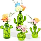 XXXFLOWER Cactus Plant Propagation Station Terrarium Jars for Plant Cuttings Air Plant Holders Unique Glass Flower Vase for Hydroponics Plants for Plant Lovers Home Garden Decor