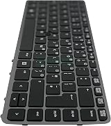 TellusRem UK Non-Backlit Keyboard for HP 840 G1 G2 850 G1 G2 view 5