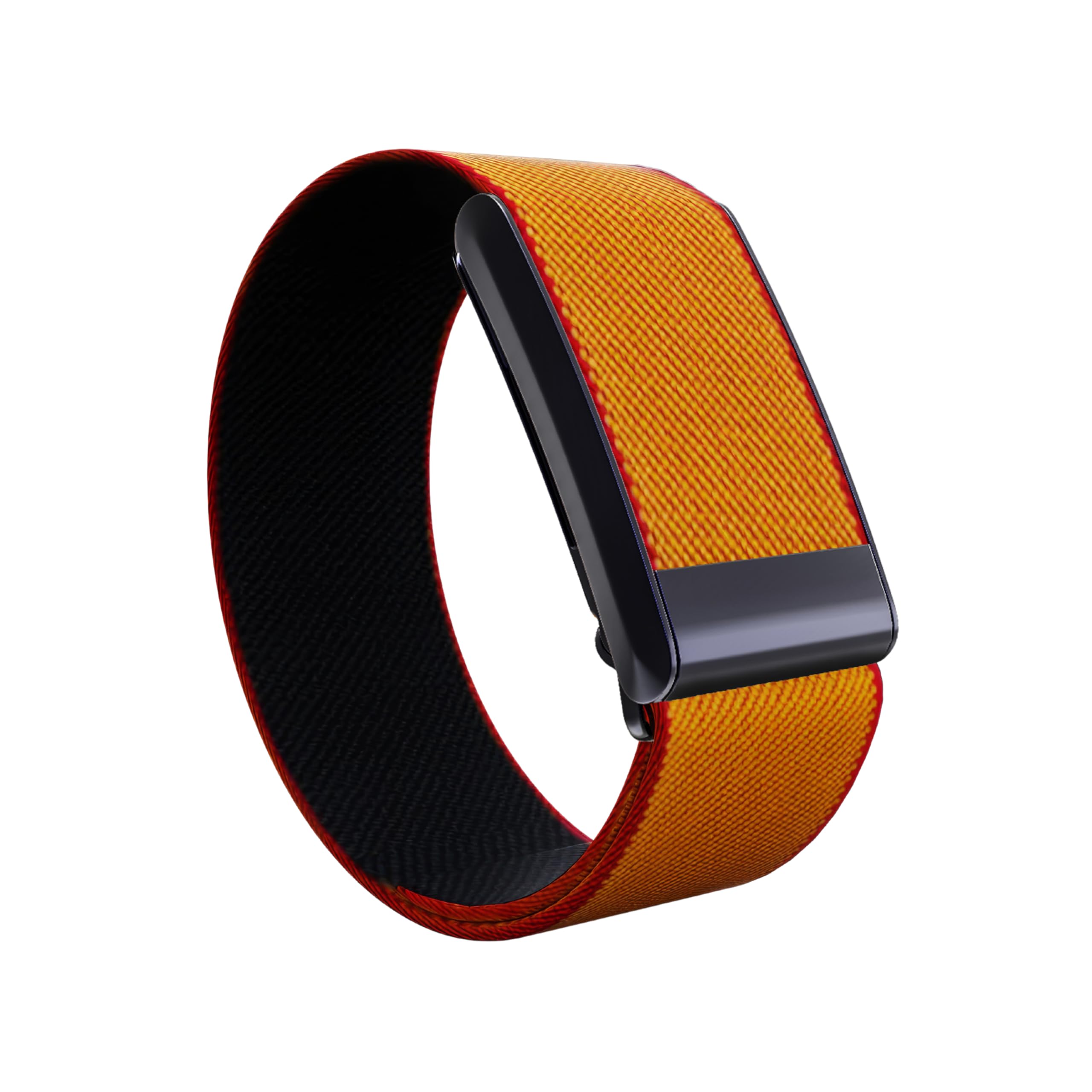 AR LABS Premium Whoop 4.0 Compatible Band | Stylish & Affordable Replacement Strap | Comfortable & Breathable Wristband (Gold/Red)