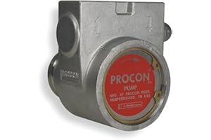 Procon 1/2" Stainless Steel Rotary Vane Pump, 346 Max. Flow (GPH) - 115B330F31XX