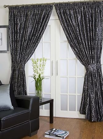 Less Than Half Price Halo Lined Ready Made Curtains 90 X 90