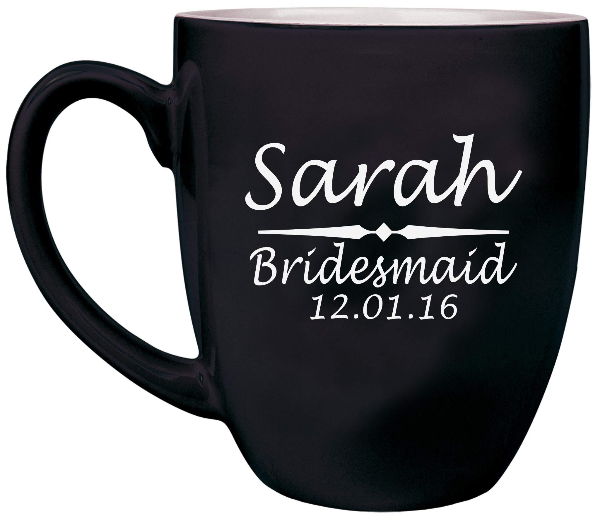 Engraved Ceramic Coffee Mugs Personalized Ceramic Mug Custom Coffee Mug Cappuccino Mug Each