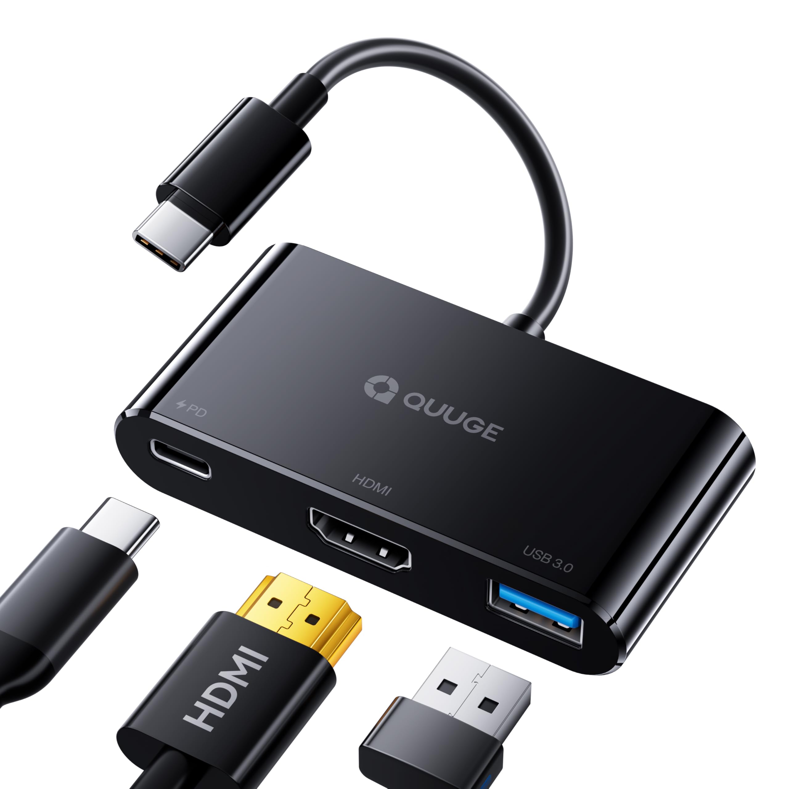 Switch Dock Docking Station for Nintendo: Portable Switch TV Dock Adapter Compatible with Nintendo Switch/OLED/Steam Deck/Laptop, USB C to HDMI Adapter with 4K, PD 100W Charging, USB 3.0 Port