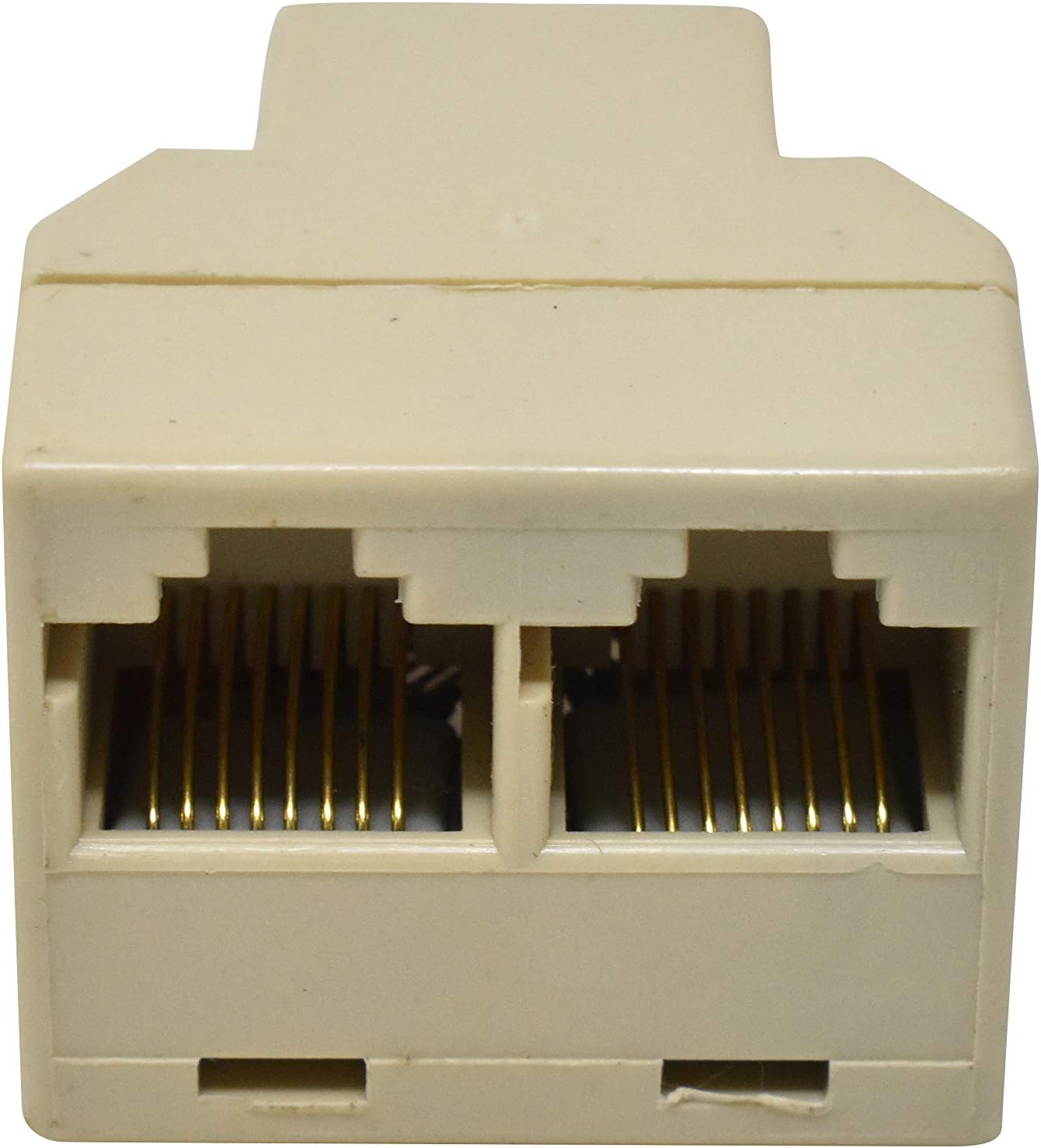 UPVsales RJ45 Jointer Adapter 1 Female Port to 2 Female Port Ethernet Jointer Coupler Double Socket for LAN Internet CAT 5/CAT 6