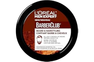 L'Oreal Paris Men Expert BarberClub, Hair + Beard Styling Cream, For Men With Beards, 75 ml