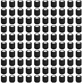 Allruyee 100 Rolls Self Adhesive Bandage Wrap 2 inch Cohesive Bandage Wrap Stretch Bandages Wraps Tape Black Elastic Self-Adherent Tape for Wrist Ankle Sports Swelling Sprains