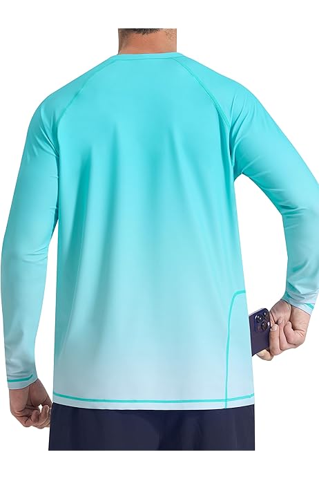 【YOURNUS】Flame Washing Long Sleeve The 1620 NYCO Hooded Long Sleeve | UPF 50+ | Made in the