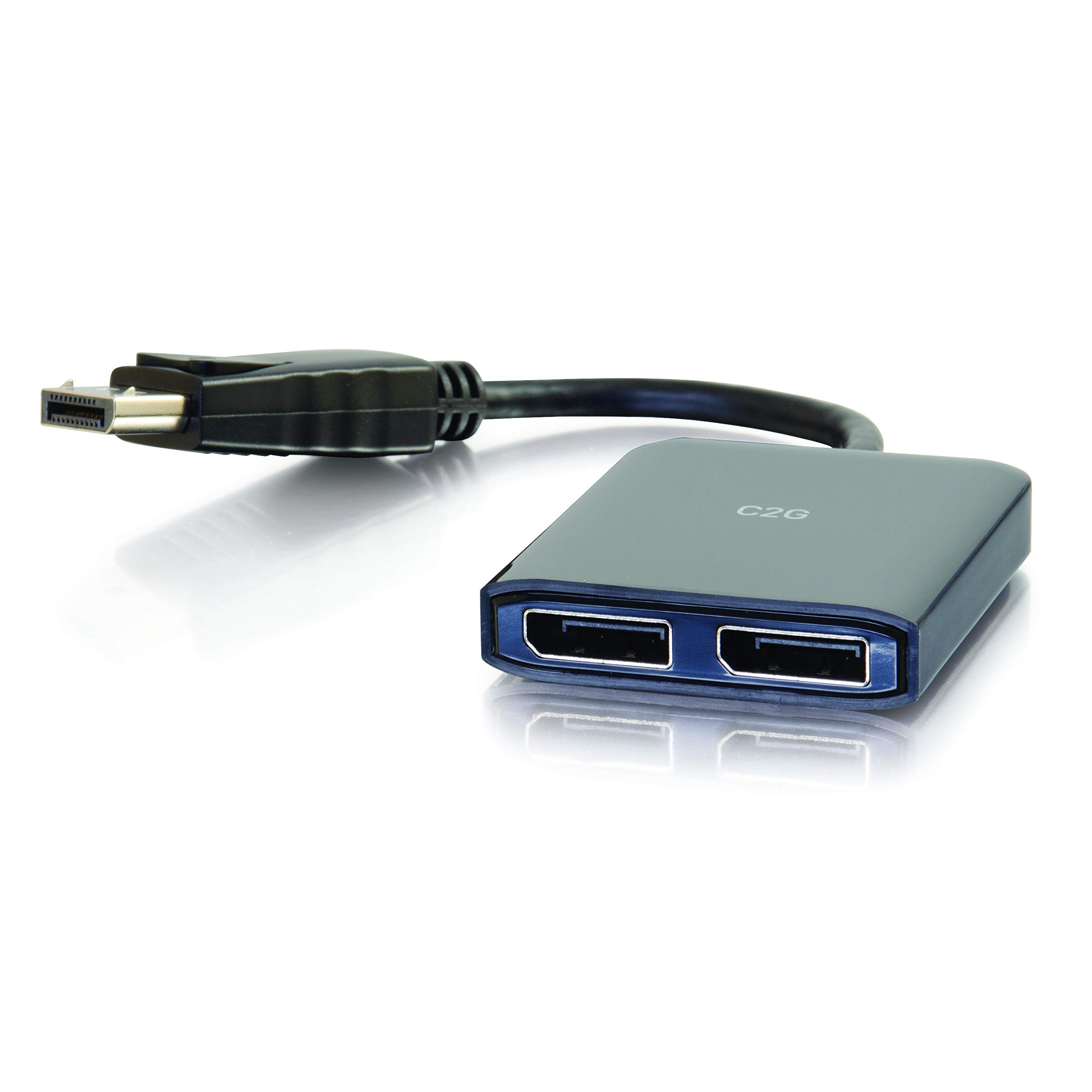 C2G DisplayPort 1.2 to Dual Displayport 4K Dual Monitor MST Hub, DP Multi-Stream Transport (MST)