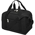 Apenze Small Gym Bag Carry On Bag - 12 in Mini Duffle Bag Lightweight for Overnight Travel（Black）