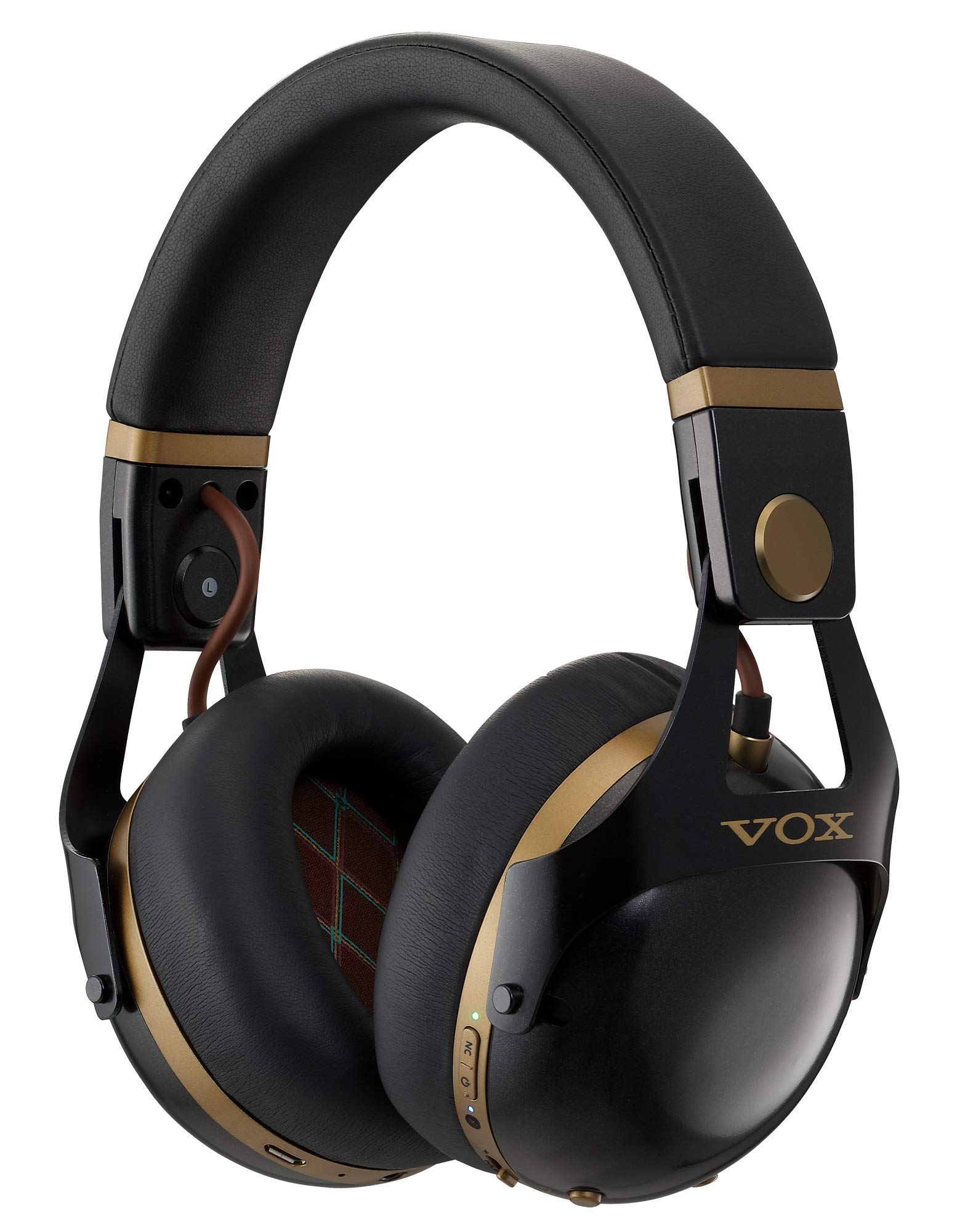 Vox - VH-Q1 - Smart Noise Cancelling Headphones for Guitarists - Black/Gold