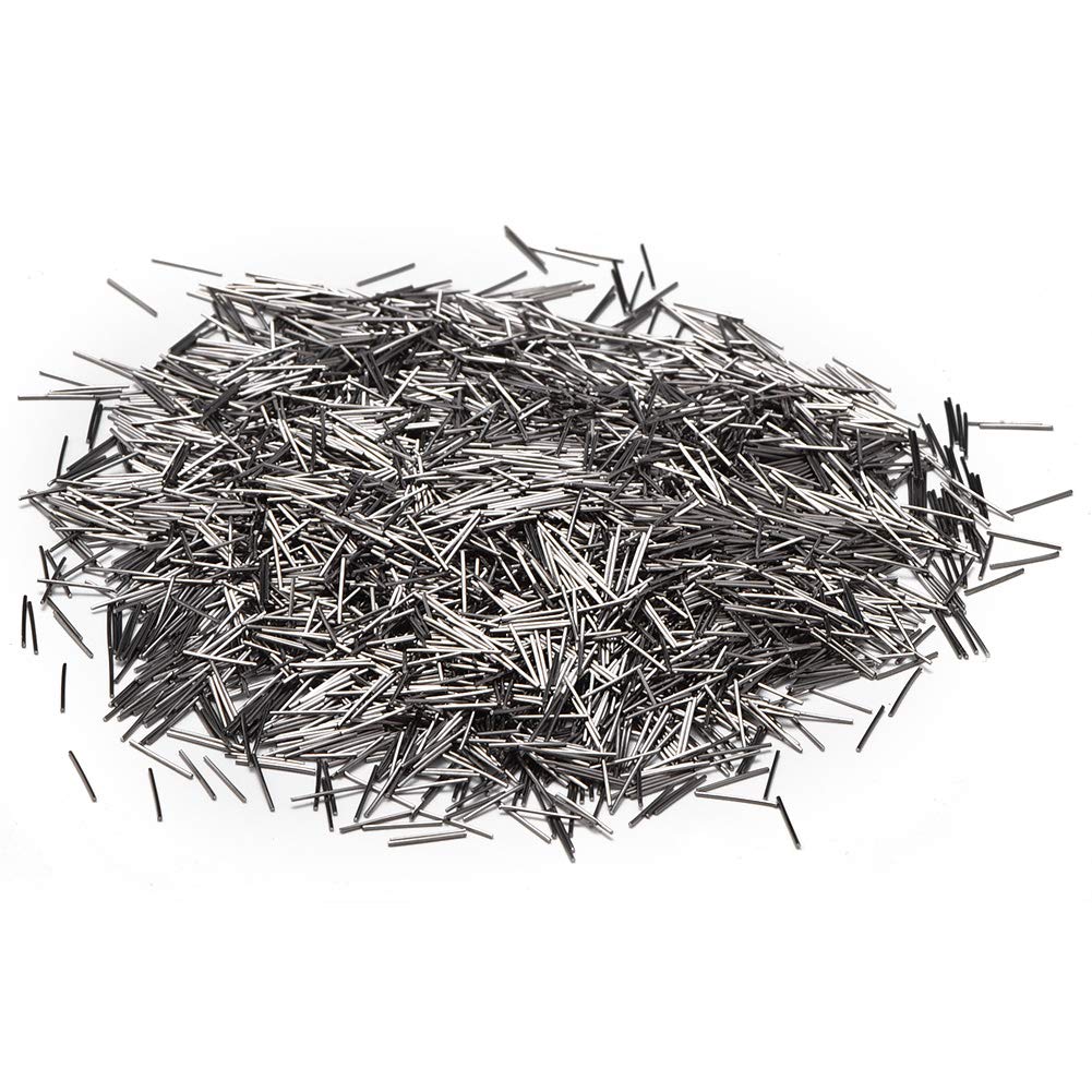 100g Stainless Steel Jewelry Polisher Finishing Pin Polishing Media Pins Magnetic Tumbler, Tiny Pins Tightest Areas for Tumbler and Polisher Work, 0.3mm Diameter