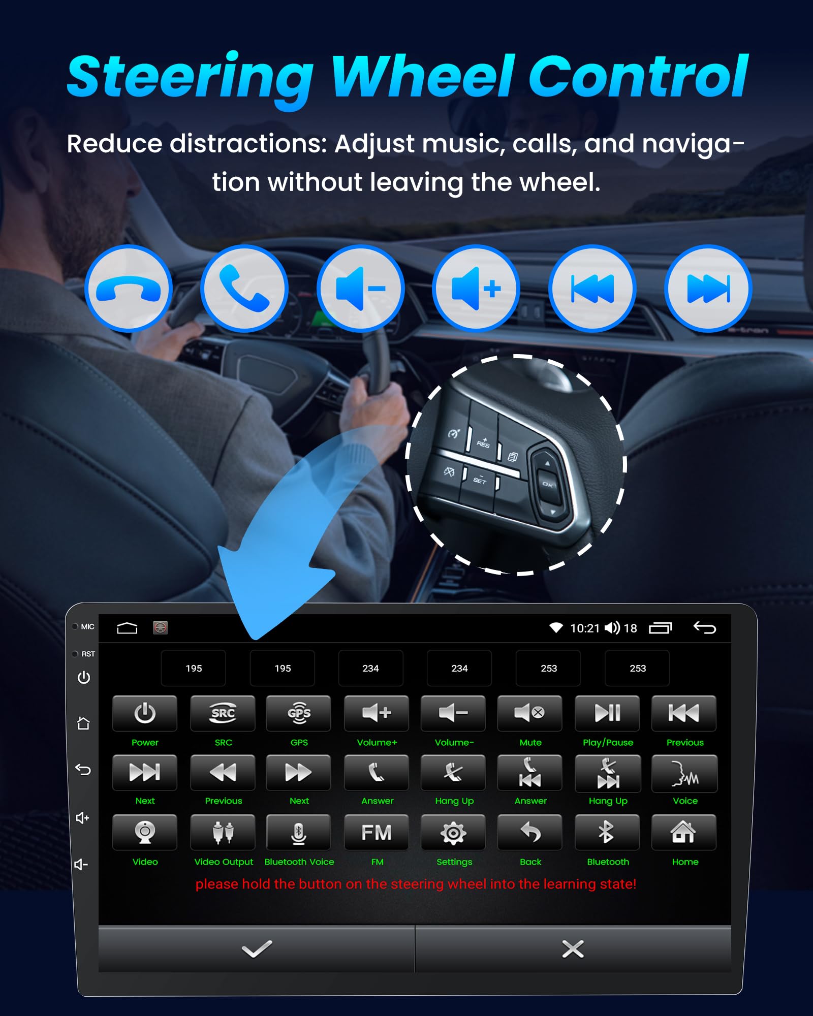 5G WiFi 4Core 64G Car Radio Stereo for Hyundai Elantra 2011 2012 2013: 9 Inch 1280 * 800 HD Touch Screen Head Unit Replacement with Backup Camera - Upgrade Wireless Carplay Bluetooth GPS FM SWC HiFi