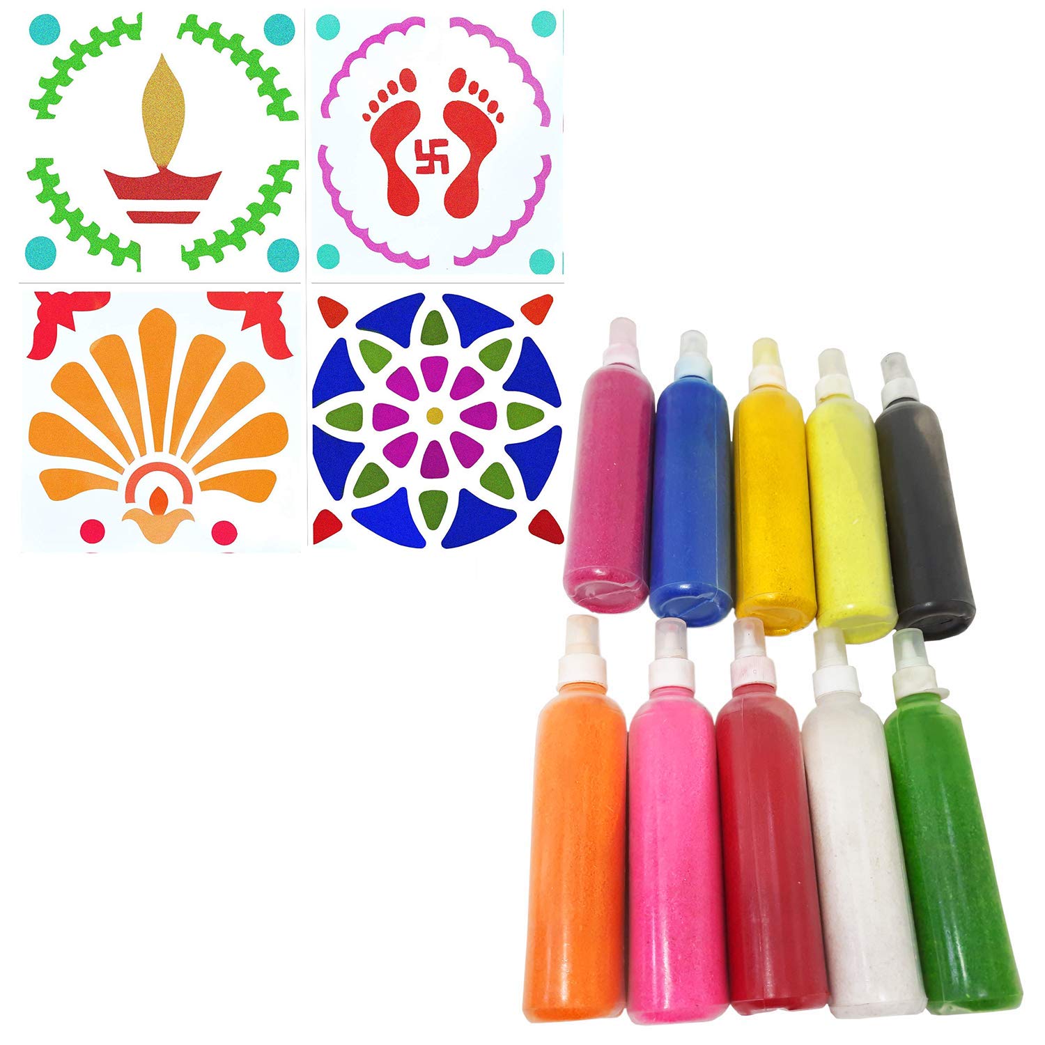 Buy Ascension ® Rangoli Kit Creativity Diwali Floor Decoration Rangoli