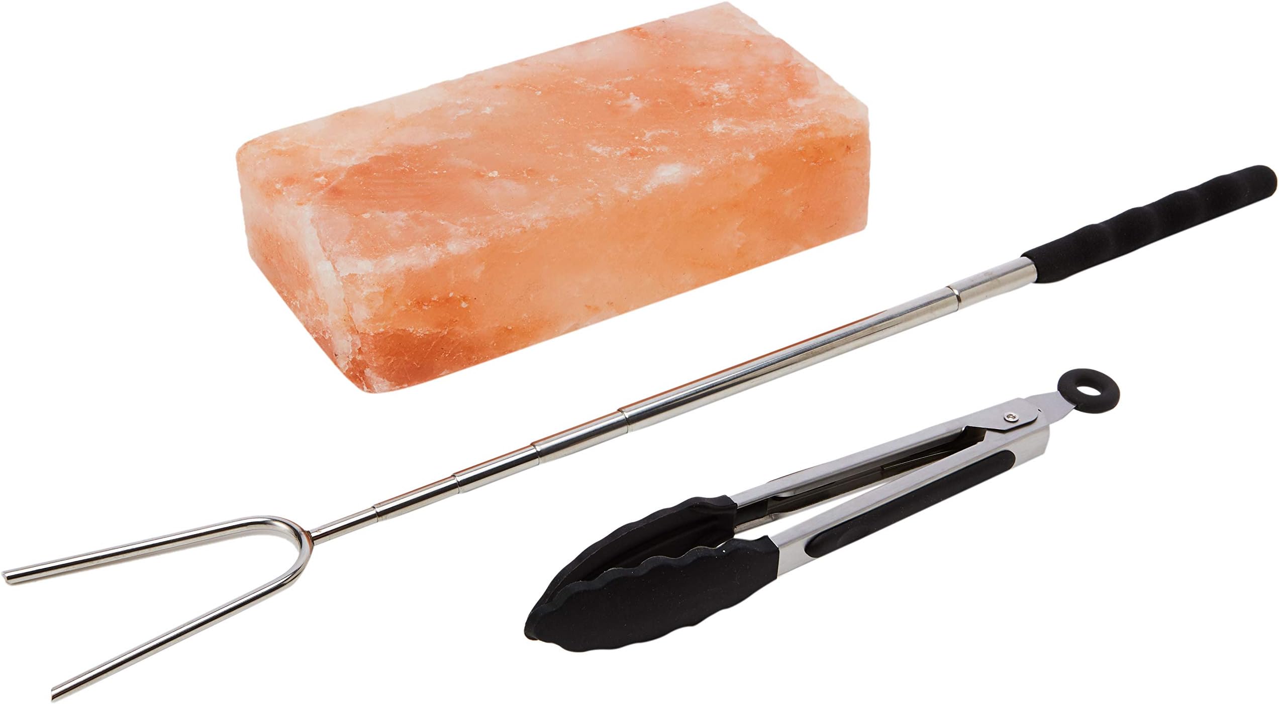 Himalayan Chef Himalayan Chef Pink Salt Brick Cooking and Serving Plate Slab 4"x8"x2", Rock Salt