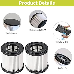 ECOMAID 2 Pack Replacement Filter Compatible with