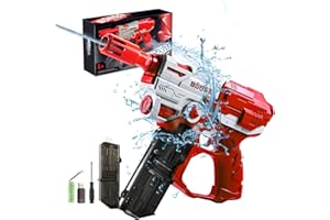 AFQJF Electric Water Gun, Squirt Gun Toys, Automatic Water Soaker Gun up to 22 FT Long Range, Water Guns for Adults & Kids, Water Blaster Gun Toys as Gift, Swimming Pool Toys for Outdoor Beach Shooting Game