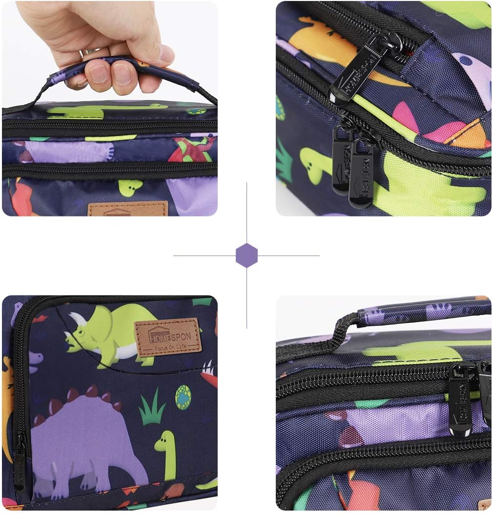 Estudiantes y Niños HOMESPON Bolsa Isotérmica de Almuerzo Lunch Bag