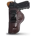Genuine Leather Iwb Holster for Beretta 92FS Pistol - Tactical Handgun Iwb Leather Holster Beretta - Leather Concealed Carry Holster - Comfortable Appendix Everyday Carry - Maxx Carry Holsters by PH