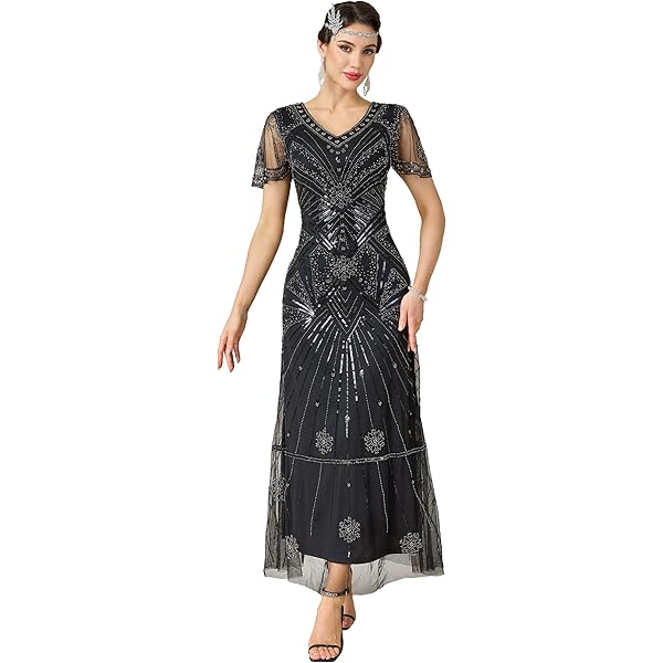 beaded evening dresses inspired by flappers Wardrobes by Chen Pink Long Sleeve Sequin Bow cucktail Dress-MORAH – GOOD  GIRL REBEL main image 0